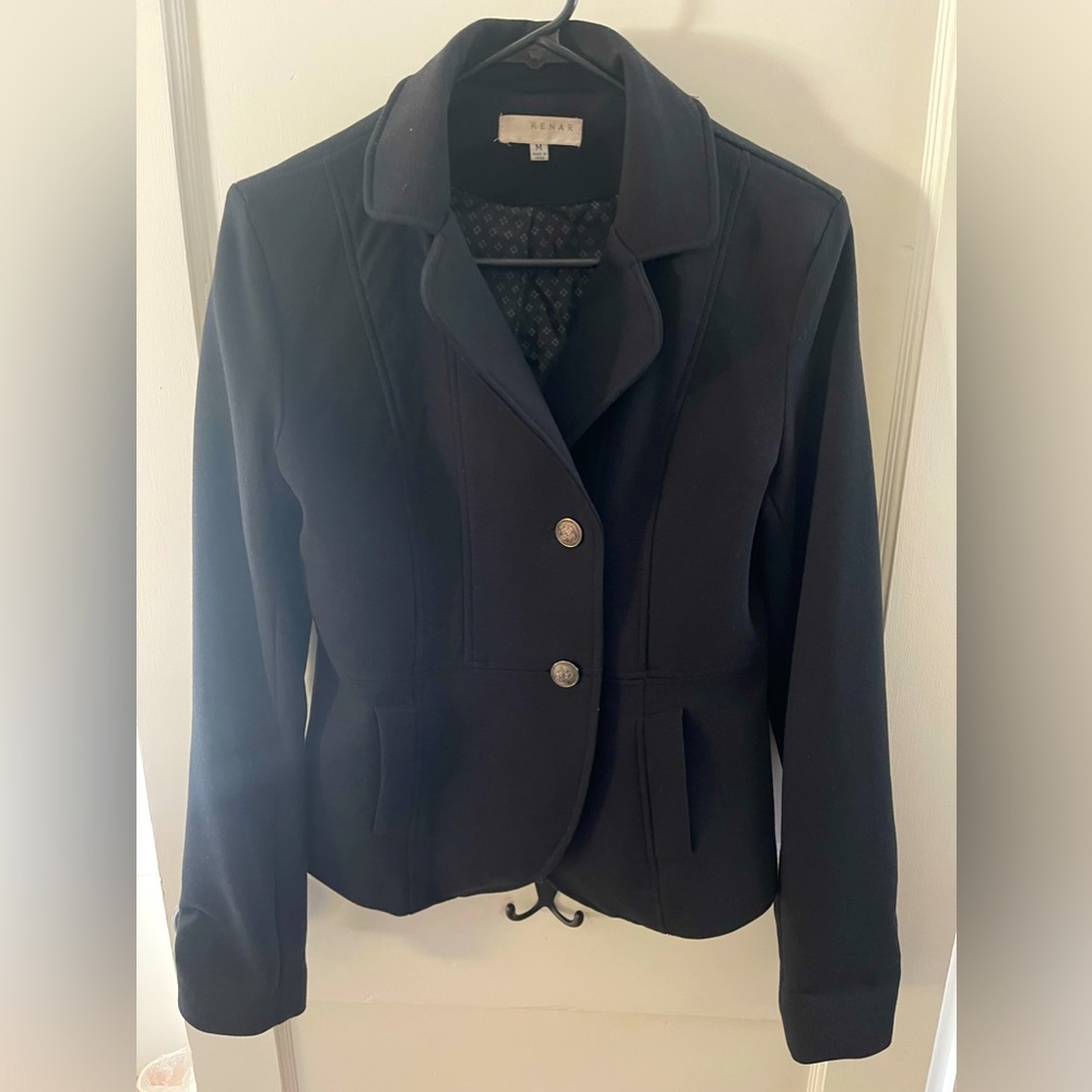 Kenar Black Blazer Jacket